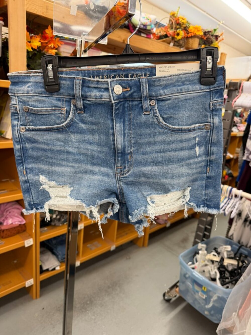 American Eagle High Rise Shortie Shorts